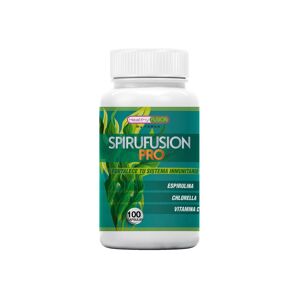 HEALTHYFUSION Pure Spiruline avec Chlorelle et Vitamine C   Riche source de vitamines, protéines, minéraux et acides aminés essentiels   100 unités - Publicité