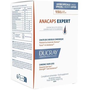 Ducray Anacaps Expert Chute de Cheveux Chronique 90 Gélules - Publicité