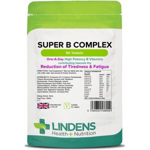 Lindens Super Vitamine B Complexe 3-Pack 270 Comprimés B1 B2 B3 B5 B6 B9 B12 - Publicité