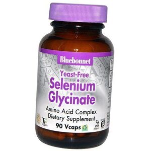 Селен Глицинат, Selenium Glycinate, Bluebonnet Nutrition  90капс (36393053)