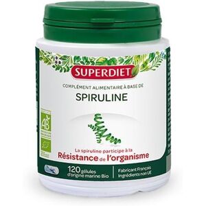 Superdiet spiruline bio 120 gélules - Publicité