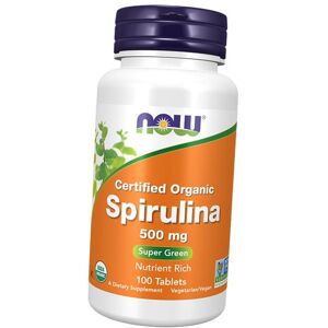 Spiruline, Spiruline 500, Now Foods 100tab (71128074) - Publicité