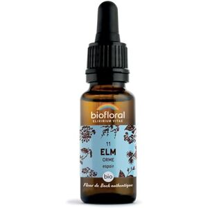 Biofloral 11 Elm, Orme BIO DEMETER Espoir Fleur de Bach Authentique Compte-gouttes 20 ML - Publicité