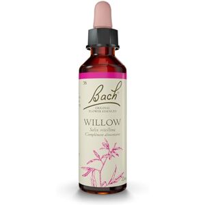 Bach Fleurs de  Original, Willow, No 38, pour plus de positivité, aide à prendre la responsabilité de ses actes. Elixir floral naturel pour le bien-être émotionnel. Compte-Gouttes 20ml, Vegan - Publicité