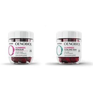 Oenobiol GUMMIES Minceur Réduit les sensations de faim, limite les fringales 60 Gummies & GUMMIES Sublime hair Favorise la croissance, Redonne du volume Programme 1 mois 60 Gummies - Publicité