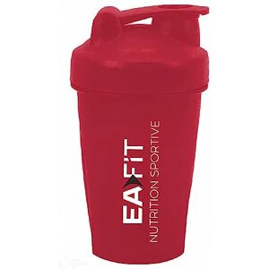 Eafit Shaker à Protéines   Pour Tous Types de Boissons en Poudre à Mélanger   Étanche   sans BPA   Rouge 400 ml - Publicité