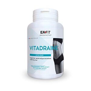 Eafit MINCEUR Vitadraine Draineur Complement alimentaire Aide à affiner la silhouette Facilite le drainage Anti retention d'eau puissant 60 gélules Programme 15 jours- Marque française - Publicité