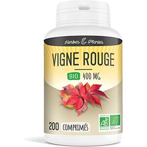 Herbes Et Plantes Vigne Rouge Bio 200 Comprimés 400 mg - Publicité