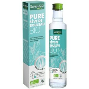 BIO + Pure Sève de Bouleau Bio   Complément Alimentaire Draineur et Détox   Draine, Revitalise & Détoxifie l'Organisme Contre la Fatigue et les Carences   Bouteille de 500ml   Végan - Publicité