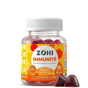ZOHI - Complément Alimentaire Immunite-Gummies Immunite-programme 15 jours Vitamines B6, B9, vitamine D-Fabriqué en France - Publicité
