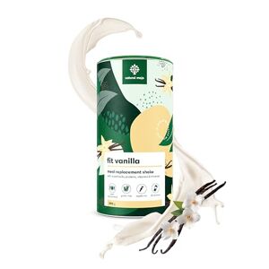 Natural Mojo fit vanilla (500 g) Substitut de repas végétarien avec nutriments précieux, protéines et superaliments Fit Shake pour une alimentation consciente au goût vanille - Publicité