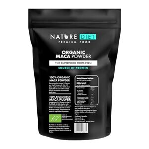 Nature Diet Maca Bio 1000g   Racine de maca   Poudre   Sans gluten - Publicité