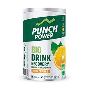 Punch Power Biodrink Recovery Orange Pot 400 g Riche en protéines Contient des Glucides Sodium Potassium Magnésium Bio Marque Française - Publicité