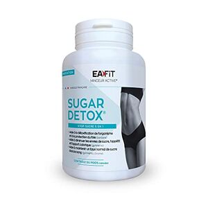 Eafit Minceur Sugar detox Stop sucre 5 en 1 : Gymnema, Chrome, Bardane, Vitamines et minéraux, Acides aminés, Plantes Diminue les envies de sucre Contrôle du poids Végétarien 120 Gélules - Publicité