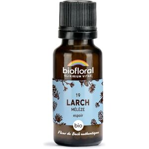 Biofloral 19 Larch, Mélèze BIO Espoir Fleur de Bach Authentique 470 Granules Sans Alcool - Publicité