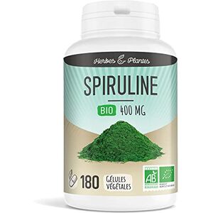 Herbes Et Plantes Spiruline Bio 180 Gélules Végétales 400 mg - Publicité