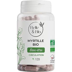 BIO + SANTÉ DES YEUX & CLARETÉ VISUELLE Extrait de Myrtille Bio certifiée Ecocert -Pilulier de 120 gélules Cure 1 mois Complément Alimentaire BELLE&BIO Fabriqué en France - Publicité