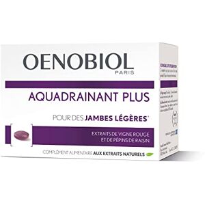 Oenobiol Compléments Alimentaires Minceur Aquadrainant Plus Jambes Légères(1) Progamme 15 Jours 1 Boîte de 45 Comprimés - Publicité