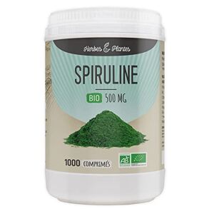 Herbes Et Plantes Spiruline Bio 1000 Comprimés 500 mg - Publicité