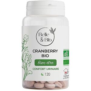 BIO + CONFORT FÉMININ & INFECTION URINAIRE Cranberry Bio certifié Ecocert Extrait de canneberge 120 comprimés Cure 1 à 2 mois Complément Alimentaire  Fabriqué en France - Publicité