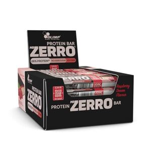 OLIMP SPORT NUTRITION Mr Zerro Protein Bar (50g)   Barres protéinées   Barre protéinée à la framboise (25x50g) - Publicité