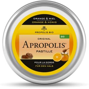 Lemon Pharma Pastilles "Gum Arabic" Propolis-Goût Orange/Miel Boite de 40 g - Publicité