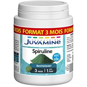 JUVAMINE Revitalisant Spiruline Contient De La Vitamine C Et Du Fer Maxi Format 90 Comprimés - Publicité