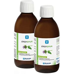 Nutergia Ergy-epur Complément alimentaire à base de Chardon-marie, Desmodium, Artichaut, Boldo, Oligoéléments.- Lot de 2 x 250ml - Publicité