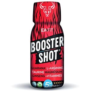 Eafit BOOSTER SHOT 60 ml 5h d'énergie Immédiate Sans Sucre Saveur Mangue Certifié VEGAN Marque Française Certifié Anti-Dopage - Publicité