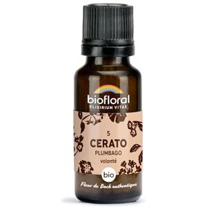 Biofloral 05 Cerato, Plumbago BIO 470 Granules Volonté Fleur de Bach Authentique Sans Alcool - Publicité