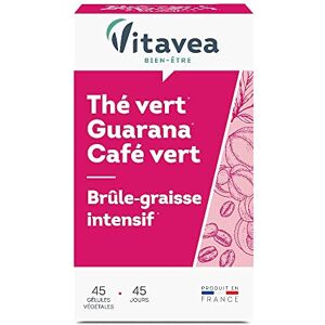 VITAVEA BIEN-ETRE Vitavea Complément Alimentaire Minceur Brûleur de Graisse Intensif Puissant, Perte de Poids Thé Vert, Guarana, Café vert – 45 gélules Cure de 45 jours Fabriqué en France - Publicité