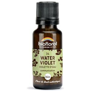 Biofloral 34 Water Violet, Violette d'eau BIO Communication Fleur de Bach Authentique 470 Granules Sans Alcool - Publicité