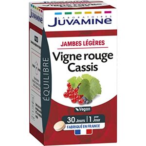 JUVAMINE Jambes Légères Vigne Rouge Cassis 2000mg De Plantes 30 Comprimés Pour Circulation Sanguine Digestion - Publicité