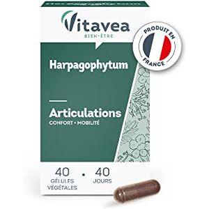 VITAVEA BIEN-ETRE Vitavea Complément alimentaire articulations Harpagophytum confort mobilité souplesse articulaire 40 gélules végétales Fabriqué en France - Publicité