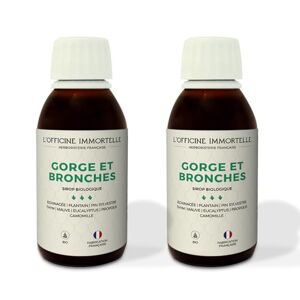 officine immortelle Sirop Gorge   Certifié Bio   Made in France    (2) - Publicité