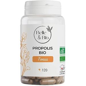 BIO + CURE SAISONNIÈRE & TONUS Propolis Bio certifiée Ecocert 120 gélules Cure 1 mois Complément Alimentaire BELLE&BIO Fabriqué en France - Publicité