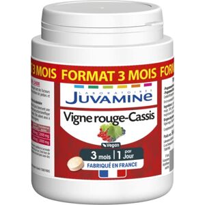 JUVAMINE Jambes Légères Vigne Rouge Cassis 2000mg de plantes Maxi Format 90 Comprimés (Lot de 1) - Publicité