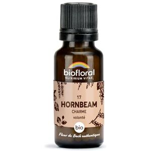 Biofloral 17 Hornbeam, Charme BIO Fleur de Bach Authentique 470 Granules Volonté Sans Alcool - Publicité