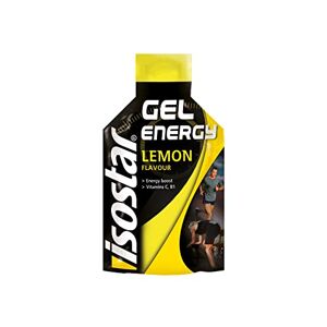 Isostar Gel Energy Citron Gel Énergétique Source de Glucides et de Vitamines 195793 - Publicité