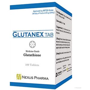 Glutanex Tab Glutathion by Nexus Pharma fabriqué en Corée - Publicité