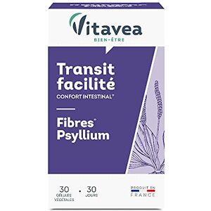 VITAVEA BIEN-ETRE Vitavea Complément Alimentaire Fibres Psyllium Idéal Transit, Confort Intestinal Psyllium et Avoine 30 gélules Cure de 1 mois Fabriqué en France - Publicité