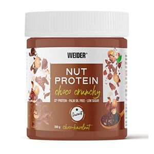 Weider Nut Protein Crunchy Choco pâte à tartiner au chocolat – avec morceaux de noisettes croquants - Publicité