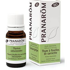 Pranarôm Huile Essentielle Thym à Feuilles de Sarriette Bio Thymus Satureioides Sommité Fleurie 10 ml - Publicité