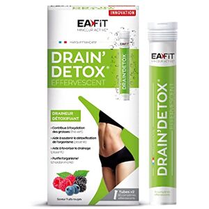 Eafit Minceur Drain'Detox effervescent Draineur Détoxifiant Purifie l'organisme bruleur de graisse puissant -Vitamine C,magnesium,guarana,cafeine Idéal avant un programme minceur 30 comprimés - Publicité