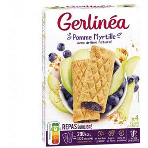 Benedicta GERLINÉA Barres Repas Fourrées Myrtilles 360 G Lot De 3 livraison offerte - Publicité