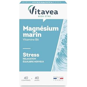 MAGNESIUM MARIN 25G, VITAVEA, LOT DE 2 - Publicité