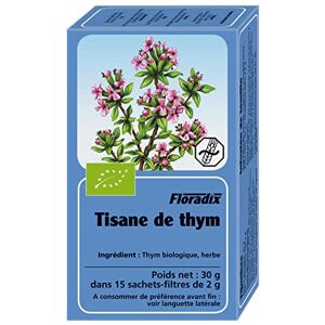 Salus Tisane Floradix Thym AB Tisane Bio Digestion Immunité Défense des Voies Respiratoires 15 sachets - Publicité