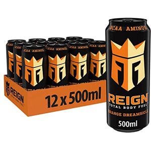 REIGN Total Body Fuel Price Marked Product 12 x 500 ml Orange Cream - Publicité