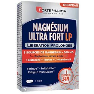 Forté Pharma Magnésium Ultra Fort LP   Complément Alimentaire à base de Magnésium Marin, Taurine et Vitamine B Anti Stress Adulte, Fatigue, Irritabilité   30 comprimés, 1/jour - Publicité