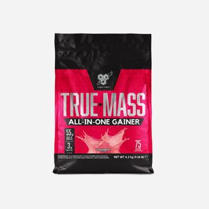 Gainer True Mass All-in-One - BSN - Fraise - 4,2 Kg 4,2 kg unisex - Publicité
